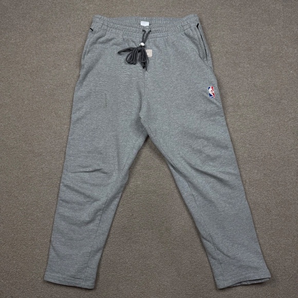 Nike x Fear Of God Sweatpants Size L Gray Fleece Tear Away NBA Warm Up - Picture 1 of 13